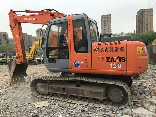 ประเทศจีน ขนาดรองเท้า 600mm 2013 ปี 12 Ton ZX120 รถขุดฮิตาชิมือสอง ผู้ผลิต