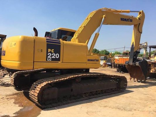 22T Stick Length 3045mm Komatsu PC220-7 รถขุดมือสอง ผู้ผลิต