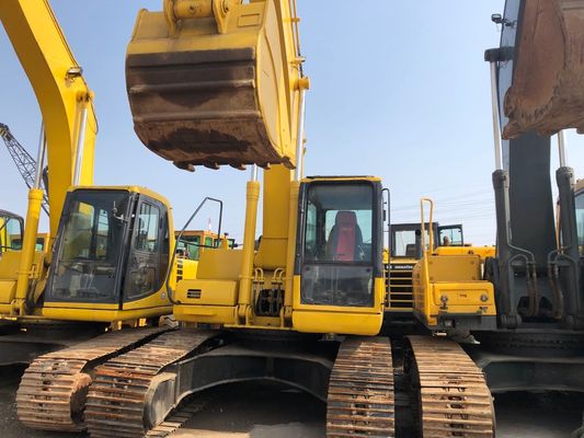 5.5 กม. / ชม. ความเร็ว 107KW PC220-7 ตีนตะขาบใช้ Komatsu Excavator ผู้ผลิต