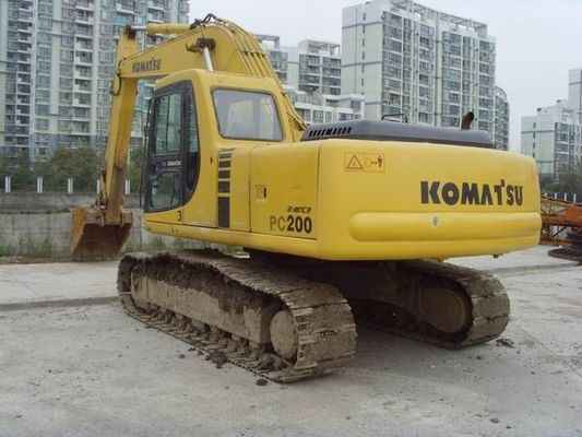 20 Ton 0.8cbm Bucket PC200-6 Long Reach Used Komatsu Excavator ผู้ผลิต