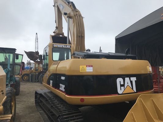 0.6Ton Max Digging Height 5780mm 330C Crawler Cat Used Excavators ผู้ผลิต