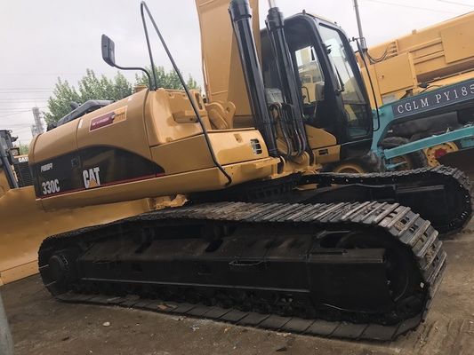 5.5km / H ความเร็ว 0.8m3 Bucket Mini 330C Old Cat Excavator ผู้ผลิต
