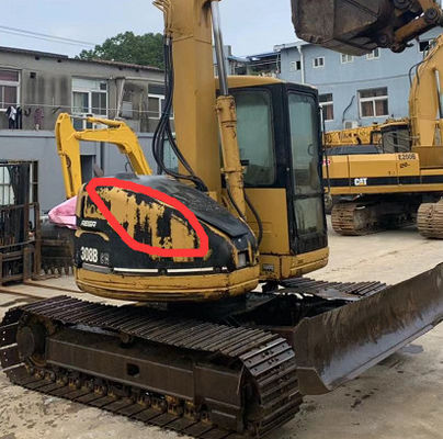 11.3rpm Gradeability Japan Heavy Duty 308B Used CAT Excavator ผู้ผลิต