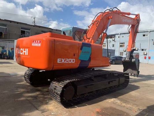 ชั่วโมงการทำงาน 4074h 0.8cbm EX200-3 รถขุดฮิตาชิมือสอง ผู้ผลิต