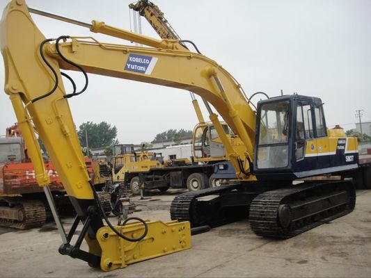 7425 ชั่วโมงชั่วโมงการทำงาน 18 ตัน 0.7m3 SK07 รถขุด Kobelco มือสอง ผู้ผลิต