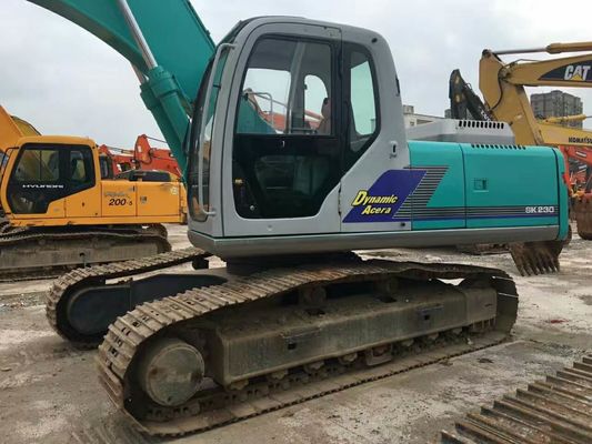 เครื่องยนต์มิตซูบิชิ 23 ตันน้ำหนัก SK230-6 รถขุด Kobelco มือสอง ผู้ผลิต