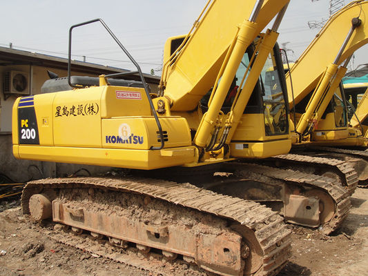 19.9T Komatsu Pc200-8 Bucket 0.8m3 รถขุดตีนตะขาบมือสอง ผู้ผลิต