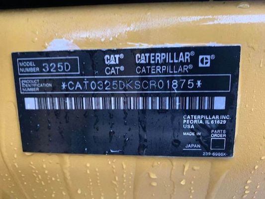 2011 ปี 1.6m3 Bucket Caterpillar 325D รถขุดมือสอง ผู้ผลิต