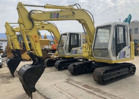 4 สูบ 2003 ปี 4200h SH60 น้ำหนัก 6t มือสอง Sumitomo Excavator ผู้ผลิต