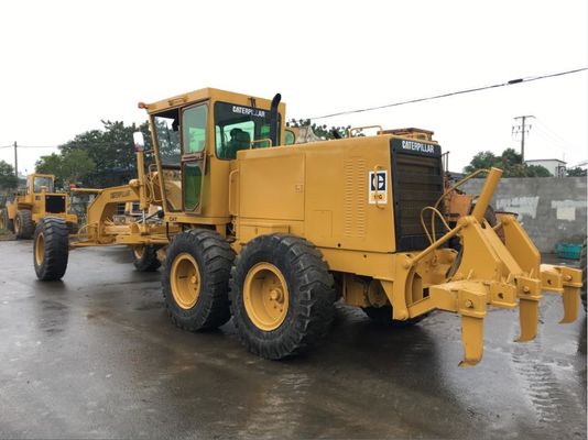 21000kg 8700 * 2400 * 3000mm Caterpillar 12G รถเกลี่ยดินมือสอง ผู้ผลิต