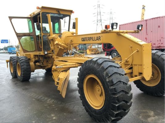 21000kg 8700 * 2400 * 3000mm Caterpillar 12G รถเกลี่ยดินมือสอง ผู้ผลิต