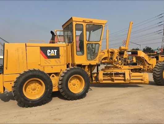 10.3L Displacement 21000kg Caterpillar 120H รถเกลี่ยดินมือสอง ผู้ผลิต