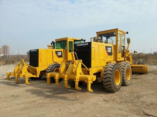กำลังสูงสุด 185HP 6 กระบอกสูบ Caterpillar 140H Old Motor Grader ผู้ผลิต