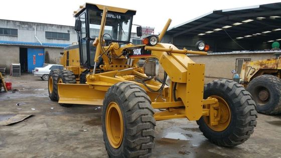 7.2L Displacement 17510kg Caterpillar 140K รถเกลี่ยดินมือสอง ผู้ผลิต