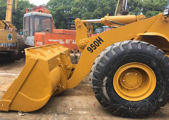 162kw พิกัดโหลด 5000 กก. CAT 950H รถตักล้อยางมือสอง ผู้ผลิต