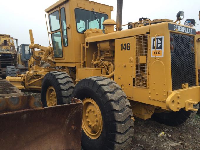 134.2kw กำลังสูงสุด 18440 กก. Caterpillar 14G รถเกลี่ยดินมือสอง 0