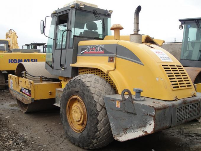 22000 กก. ความสามารถในการเกรด 30% XCMG XS222J รถบดถนนมือสอง 0