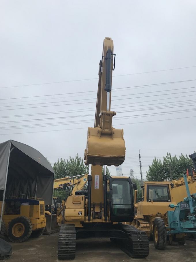 5.5km / H ความเร็ว 0.8m3 Bucket Mini 330C Old Cat Excavator 3