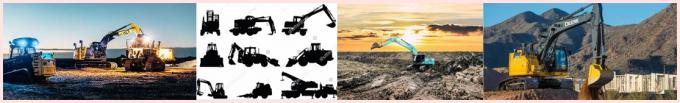 Displacement 5.9L Komatsu WA300 รถตักล้อยางหน้า 0